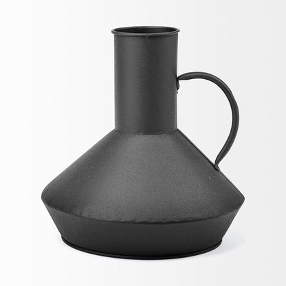 Mercana - Emily I 8L x 8W Black Metal Decorative Jug - 68537_CLOSEOUT view 4