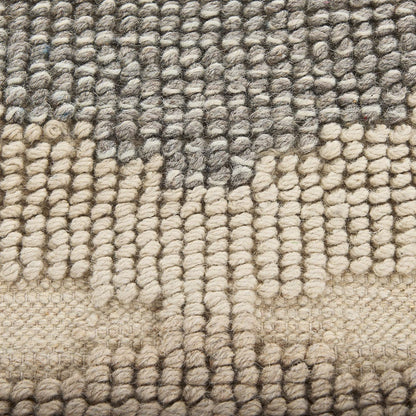 Mercana - Emory 5x8 Gray Wool Hand Woven Diamond Patterned Rug - 69499 view 8