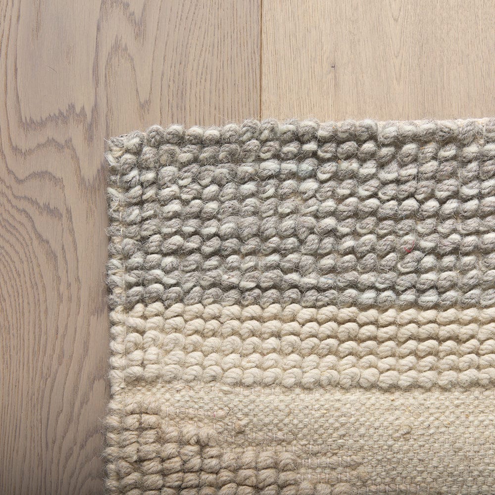 Mercana - Emory 8x10 Gray Wool Hand Woven Diamond Patterned Rug - 69500_CLOSEOUT view 4