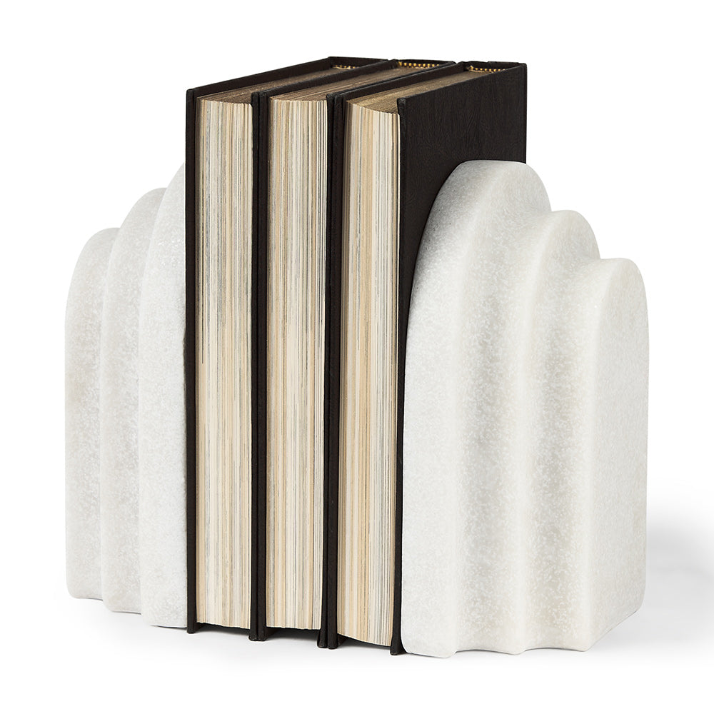 Mercana - Empire Granite Resin Arc Book End Set - 70181 view 1