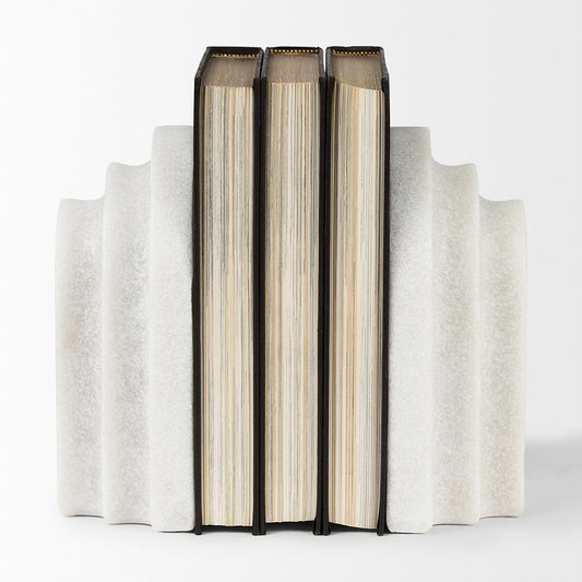 Mercana - Empire Granite Resin Arc Book End Set - 70181 view 2