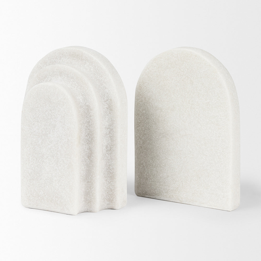 Mercana - Empire Granite Resin Arc Book End Set - 70181 view 5