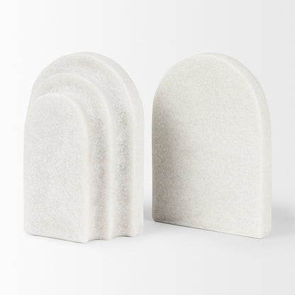 Mercana - Empire Granite Resin Arc Book End Set - 70181 view 5