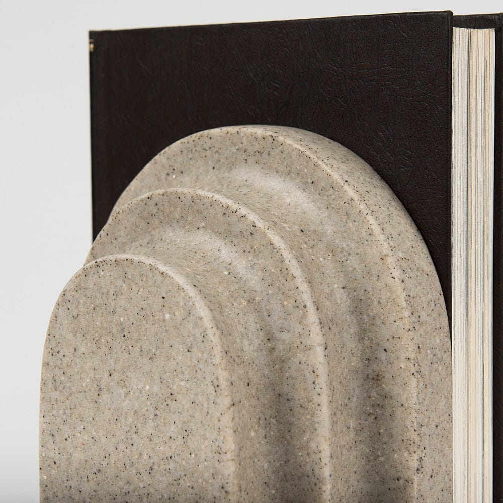 Mercana - Empire Sandstone Resin Arc Book End Set - 70182 view 6