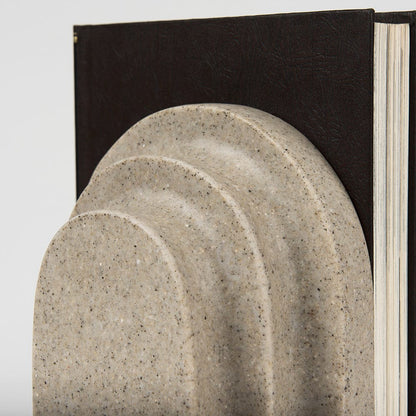 Mercana - Empire Sandstone Resin Arc Book End Set - 70182 view 6
