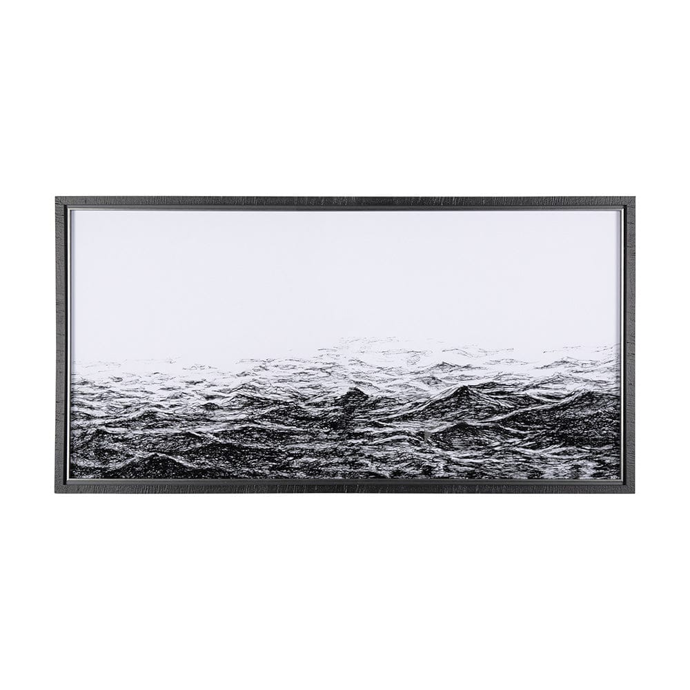 Mercana - Endless Sea by Mercana Studio a Hand Embellished Textured Framed Art Print Matted under Glass - 14862 view 1