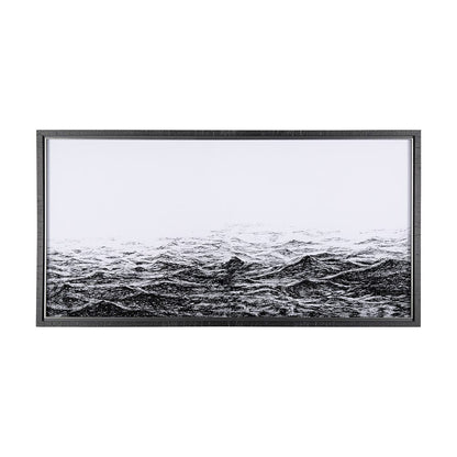 Mercana - Endless Sea by Mercana Studio a Hand Embellished Textured Framed Art Print Matted under Glass - 14862 view 1