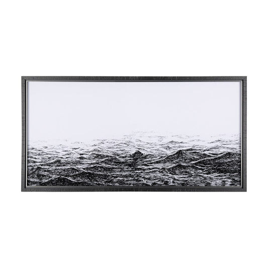 Mercana - Endless Sea by Mercana Studio a Hand Embellished Textured Framed Art Print Matted under Glass - 14862 view 1