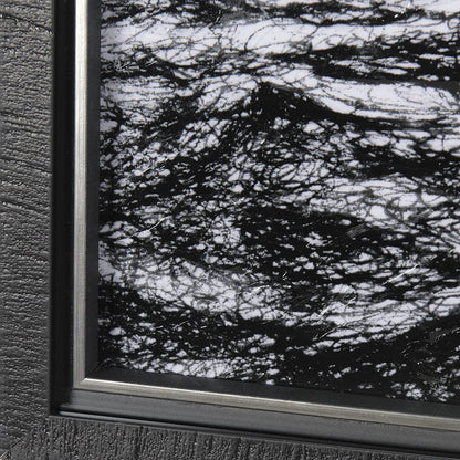 Mercana - Endless Sea by Mercana Studio a Hand Embellished Textured Framed Art Print Matted under Glass - 14862 view 5