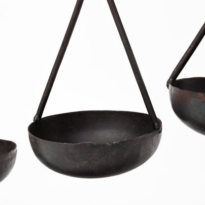 Mercana - Enos 19L x 3W Black Metal 4 Bowl Ancient Spice Market Decorative Display - 68857 view 5