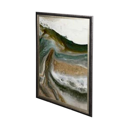 Mercana - Equatorial Drift I by Mercana Studio a Hand Embellished Textured Framed Art Print Matted under Glass - 12735 view 1