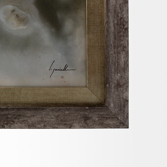 Mercana - Equatorial Drift I by Mercana Studio a Hand Embellished Textured Framed Art Print Matted under Glass - 12735 view 2