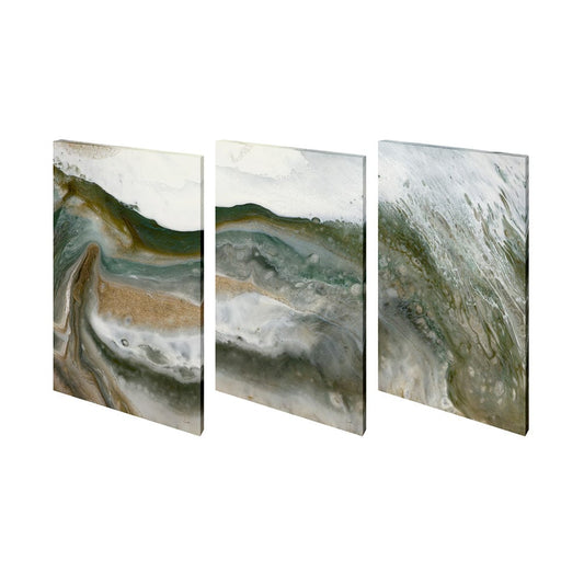 Mercana - Equatorial Drift I Set 3 by Gabrielle Crawford a Hand Embellished Textured Canvas - 101333-L view 1
