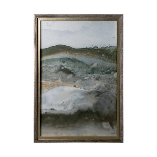 Mercana - Equatorial Drift II by Mercana Studio Hand Embellished Textured Framed Art Print Matted under Glass - 12736 view 1