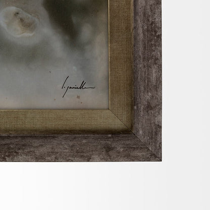 Mercana - Equatorial Drift II by Mercana Studio Hand Embellished Textured Framed Art Print Matted under Glass - 12736 view 3
