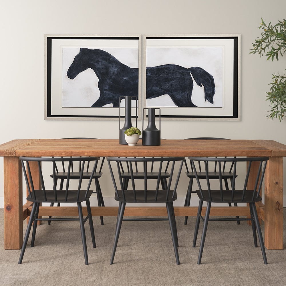 Mercana - Equestrian Beauties-Halt by Kristine Hegre a Framed Art Print Matted under Glass - 13131 view 7