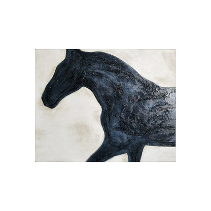 Mercana - Equestrian Beauties - Halt by Kristine Hegre a Hand Embellished Textured Canvas - 101575-S view 1