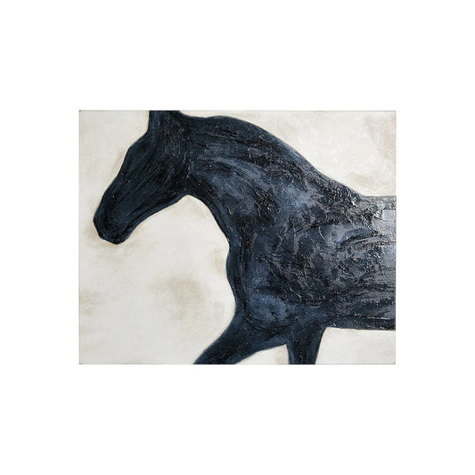 Mercana - Equestrian Beauties - Halt by Kristine Hegre a Hand Embellished Textured Canvas - 101575-S view 1