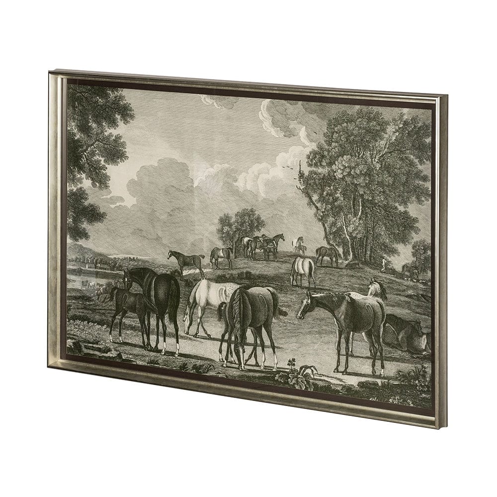 Mercana - Equestrian Scenes I by Vision Studio a Hand Embellished Textured Framed Art Print Matted under Glass - 12891 view 1