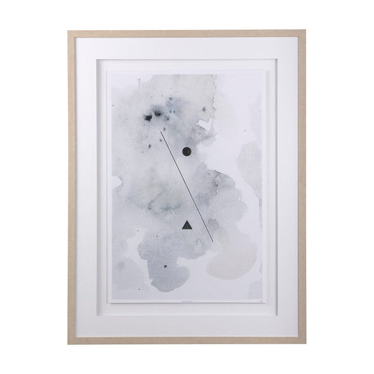 Mercana - Equilibrium I by Mercana Studio a Hand Embellished Textured Framed Art Print Matted under Glass - 14091 view 1