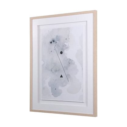 Mercana - Equilibrium I by Mercana Studio a Hand Embellished Textured Framed Art Print Matted under Glass - 14091 view 2