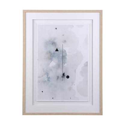 Mercana - Equilibrium II by Mercana Studio a Hand Embellished Textured Framed Art Print Matted under Glass - 14092 view 1
