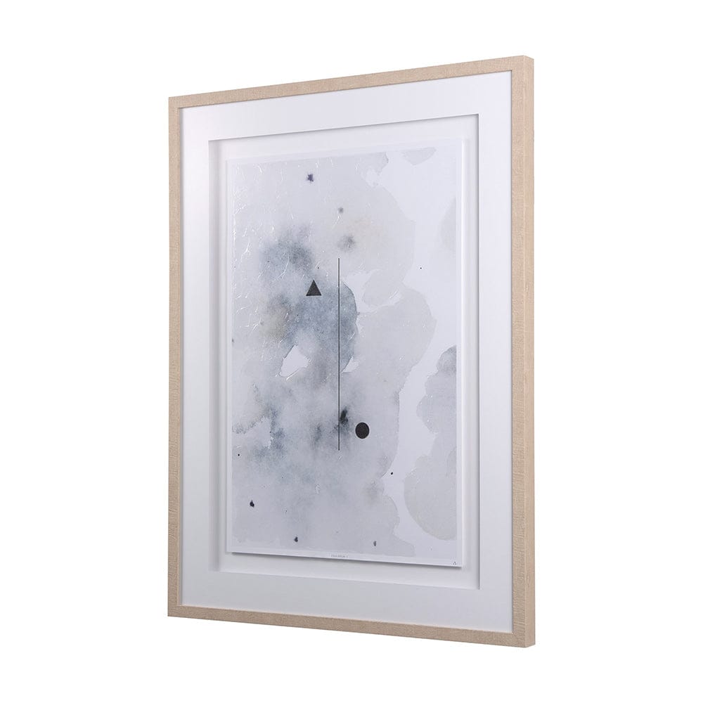Mercana - Equilibrium II by Mercana Studio a Hand Embellished Textured Framed Art Print Matted under Glass - 14092 view 2