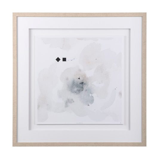 Mercana - Equilibrium III by Mercana Studio a Hand Embellished Textured Framed Art Print Matted under Glass - 14089 view 1