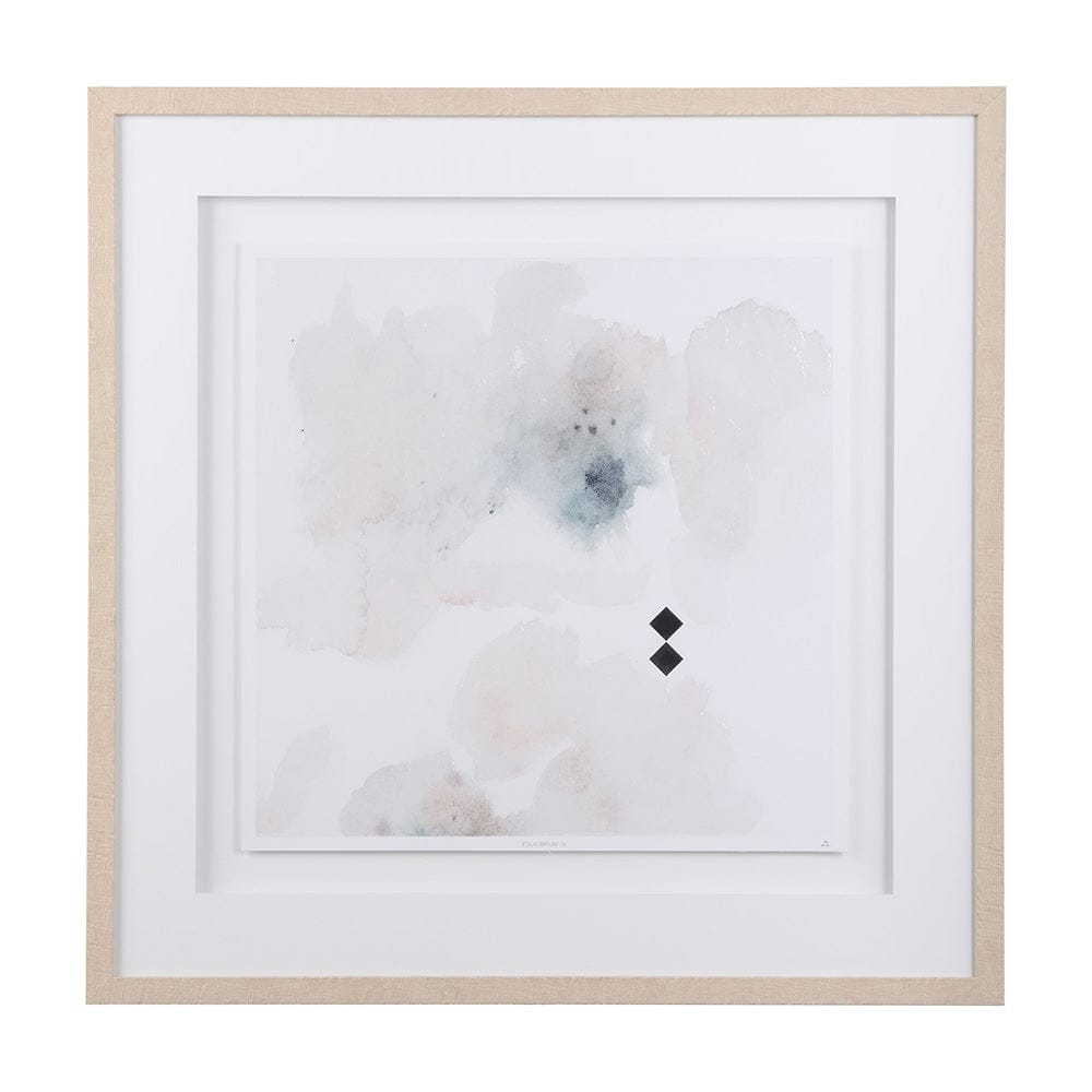 Mercana - Equilibrium IV by Mercana Studio a Hand Embellished Textured Framed Art Print Matted under Glass - 14090 view 1