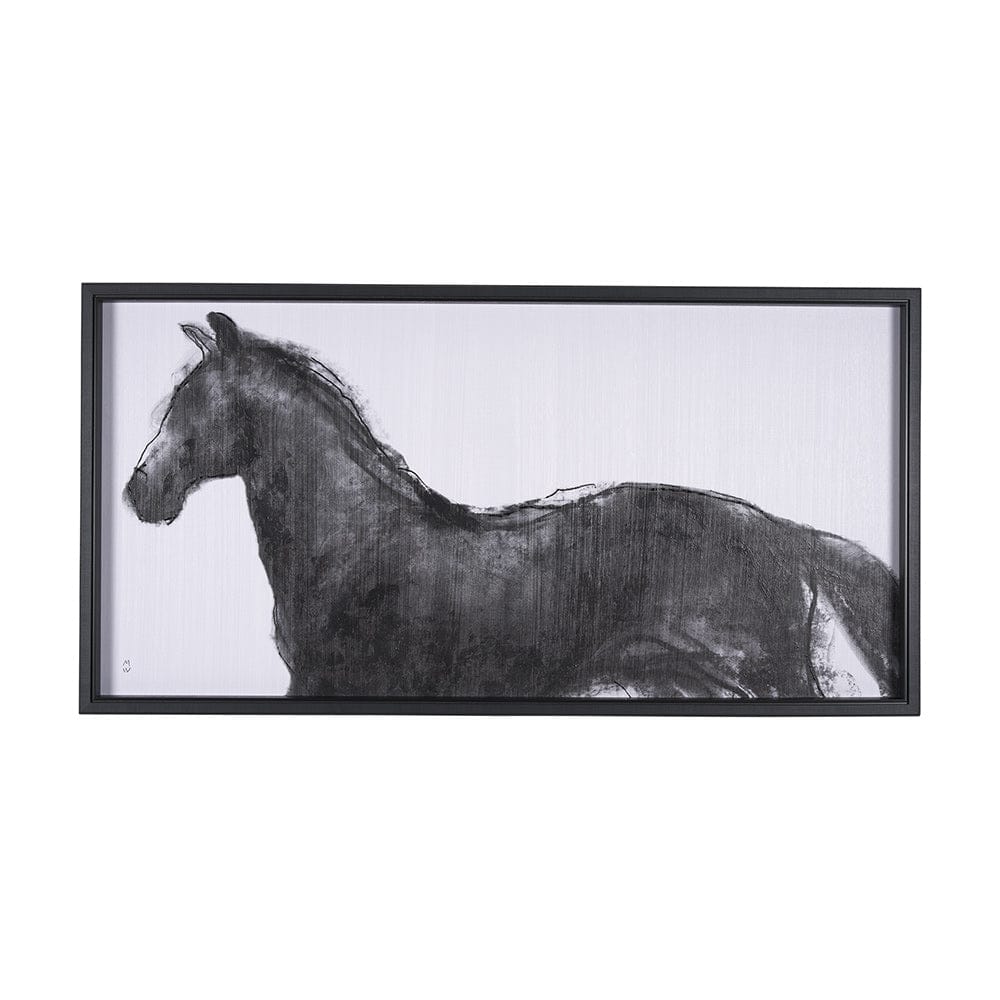 Mercana - Equine Sketch 9 by Manny Woodart a Hand Embellished Textured Framed Art Print - 15309 view 1