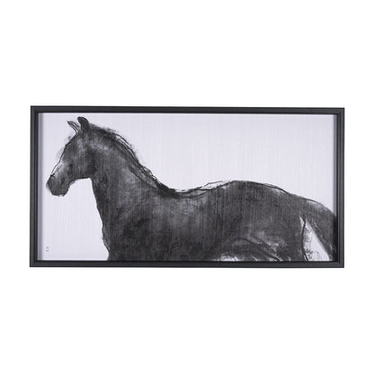 Mercana - Equine Sketch 9 by Manny Woodart a Hand Embellished Textured Framed Art Print - 15309 view 1