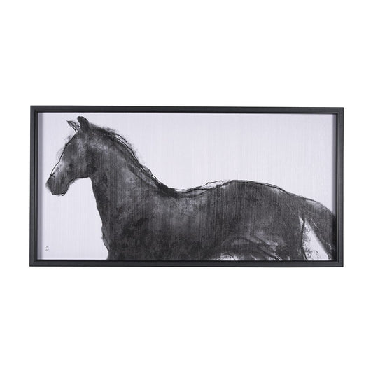 Mercana - Equine Sketch 9 by Manny Woodart a Hand Embellished Textured Framed Art Print - 15309 view 1