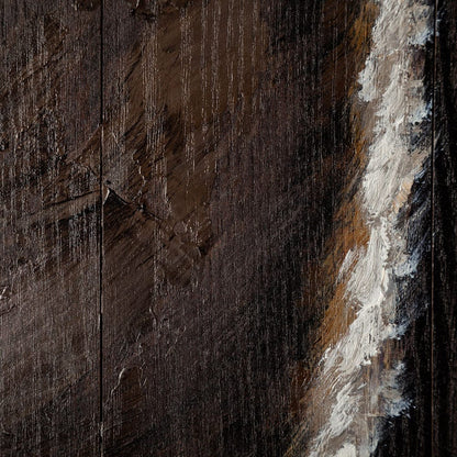 Mercana - Equus Diptych 60x60 Horse Original Hand Painted on Wood Oil Painting - 68011 view 3