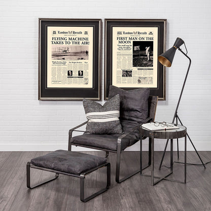 Mercana - Eris III 58.3"H Black/Brass Metal Cone Shade Floor Lamp - 68977 view 6