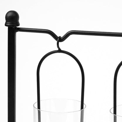 Mercana - Erlen Black Metal Hanging Votive Five Candle Table Candle Holder - 68601_CLOSEOUT view 3