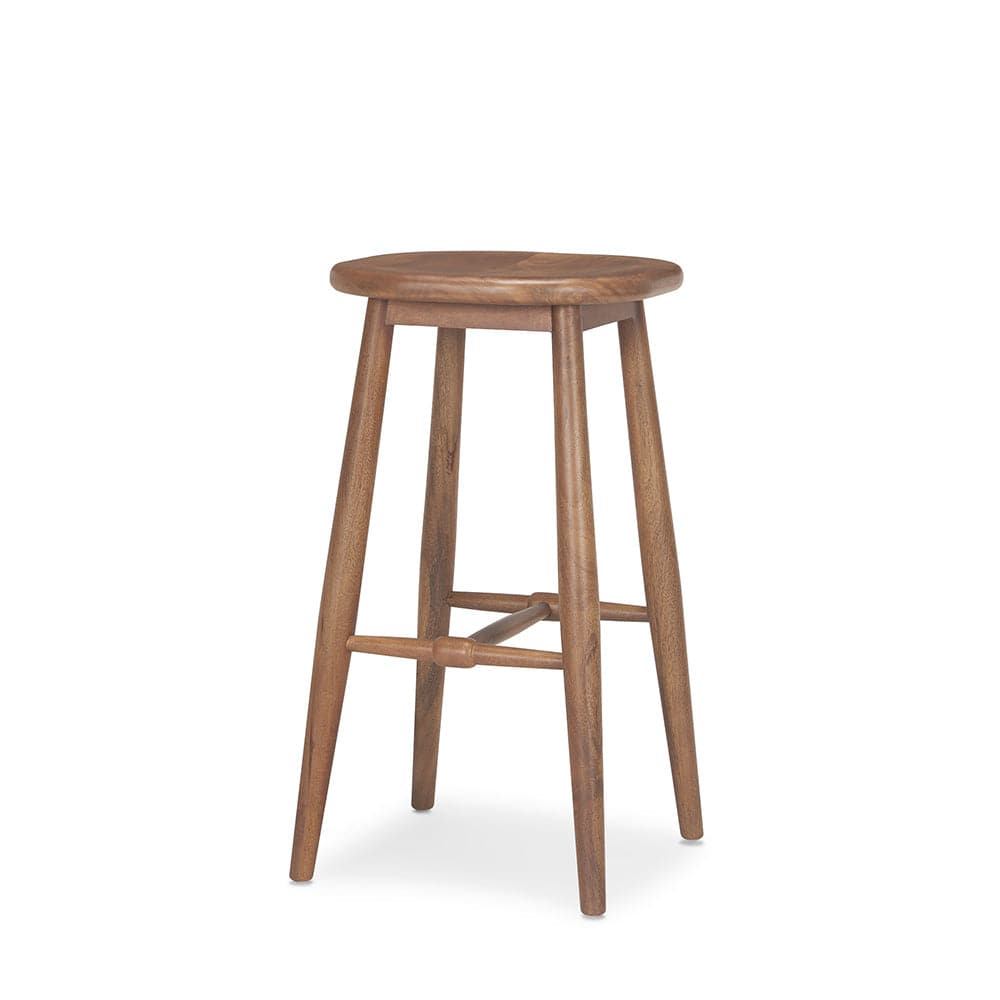 Mercana - Ernest Medium Brown Wood Bar Stool - 70591_CLOSEOUT view 1