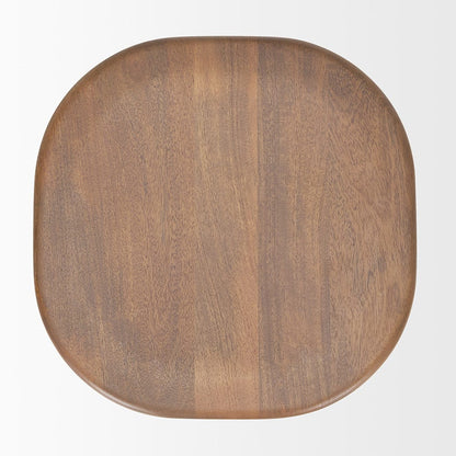 Mercana - Ernest Medium Brown Wood Bar Stool - 70591_CLOSEOUT view 5