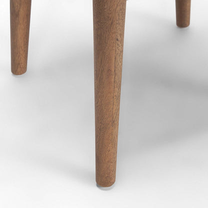 Mercana - Ernest Medium Brown Wood Bar Stool - 70591_CLOSEOUT view 8