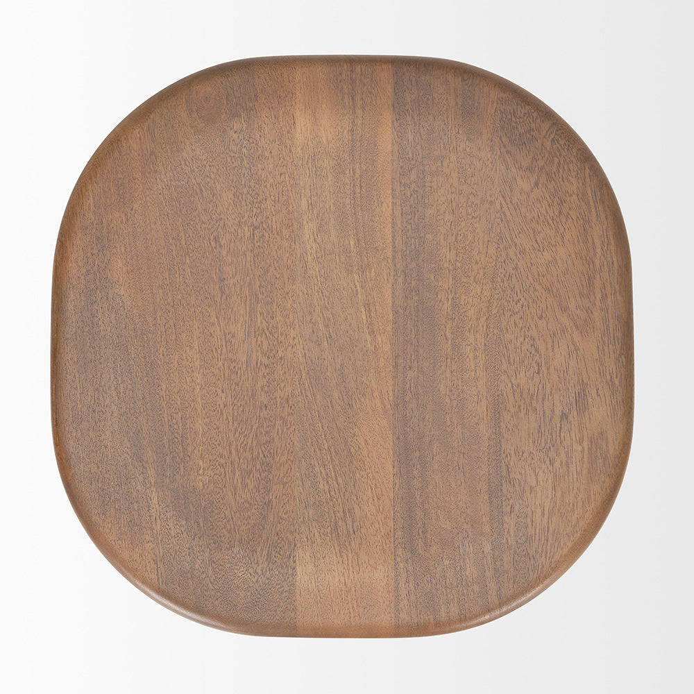 Mercana - Ernest Medium Brown Wood Counter Stool - 70590_CLOSEOUT view 5