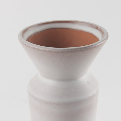 Mercana - Esme 4.5L x 4.5W x 10.4H Whitewashed Ceramic Vase - 69807_CLOSEOUT view 4
