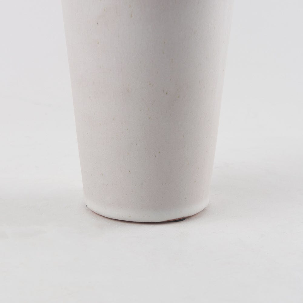 Mercana - Esme 4.5L x 4.5W x 10.4H Whitewashed Ceramic Vase - 69807_CLOSEOUT view 7