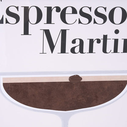 Mercana - Espresso Martini by Mercana Studio a Hand Embelished Textured Framed Art Print Matted under Glass - 15434 view 7
