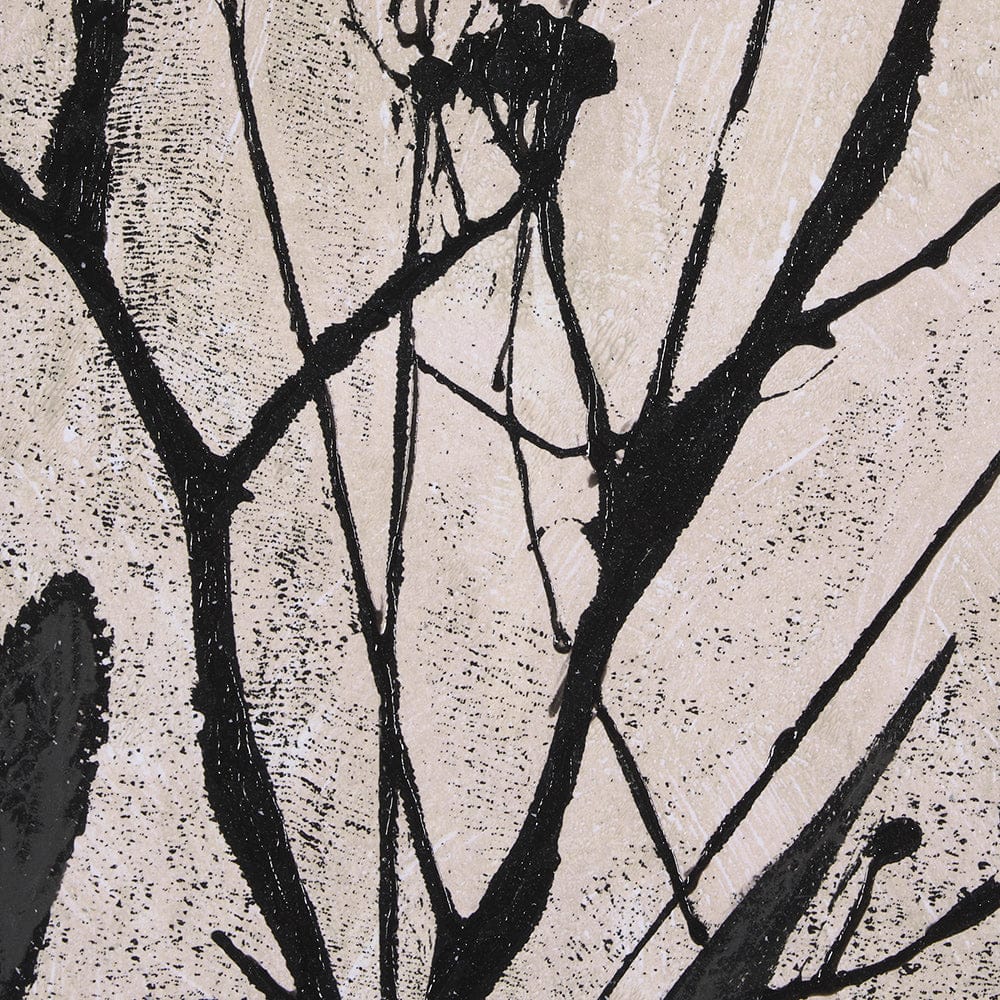 Mercana - Etched Silouette II by Mercana Studio a Hand Embellished Textured Framed Art Print - 15286 view 7