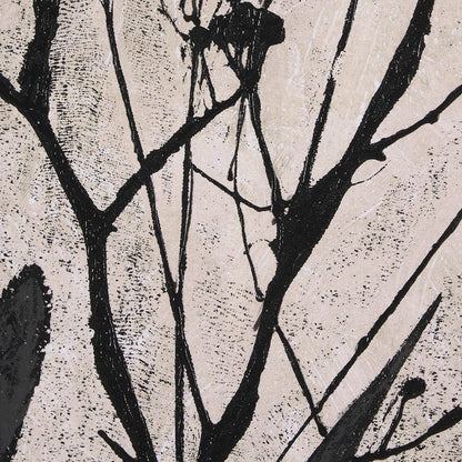 Mercana - Etched Silouette II by Mercana Studio a Hand Embellished Textured Framed Art Print - 15286 view 7