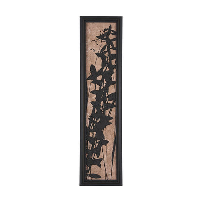 Mercana - Etched Silouette III by Mercana Studio a Hand Embellished Textured Framed Art Print - 15287 view 1