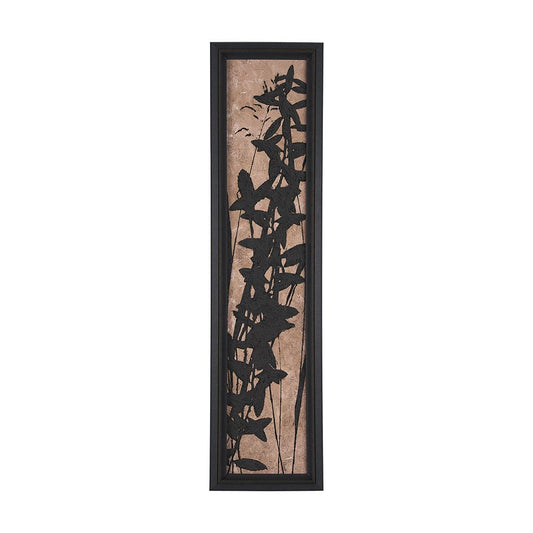 Mercana - Etched Silouette III by Mercana Studio a Hand Embellished Textured Framed Art Print - 15287 view 1