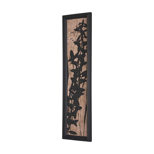Mercana - Etched Silouette III by Mercana Studio a Hand Embellished Textured Framed Art Print - 15287 view 2