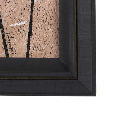 Mercana - Etched Silouette III by Mercana Studio a Hand Embellished Textured Framed Art Print - 15287 view 3