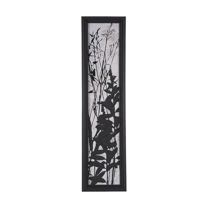 Mercana - Etched Silouette IV by Mercana Studio a Hand Embellished Textured Framed Art Print - 15288 view 1