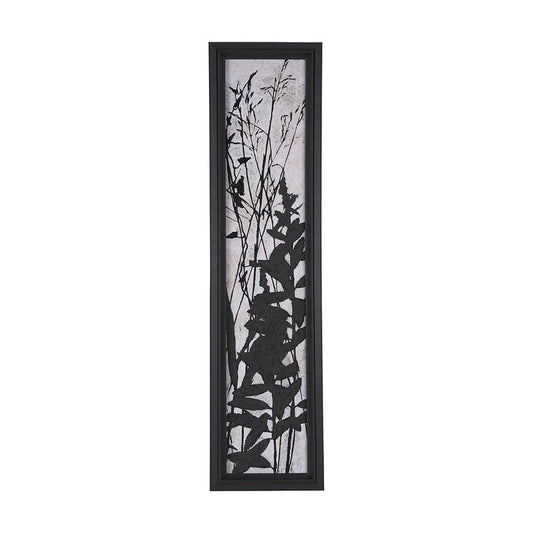 Mercana - Etched Silouette IV by Mercana Studio a Hand Embellished Textured Framed Art Print - 15288 view 1